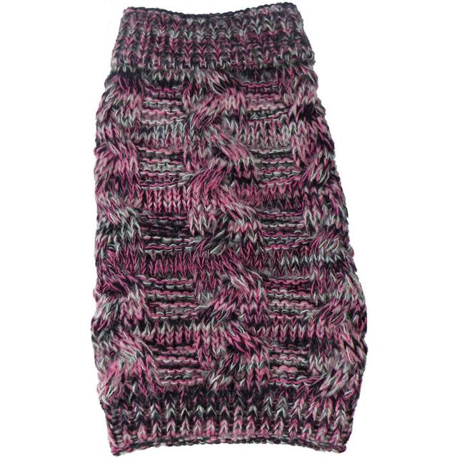 Pet Life Royal Bark Heavy Cable Knitted Designer F