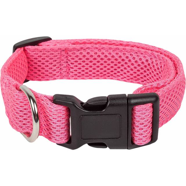 Pet Life CL14PKSM Aero Mesh 360 Degree Dual Sided Comfortable & Breathable Adjustable Mesh Dog Collar, Pink - Small