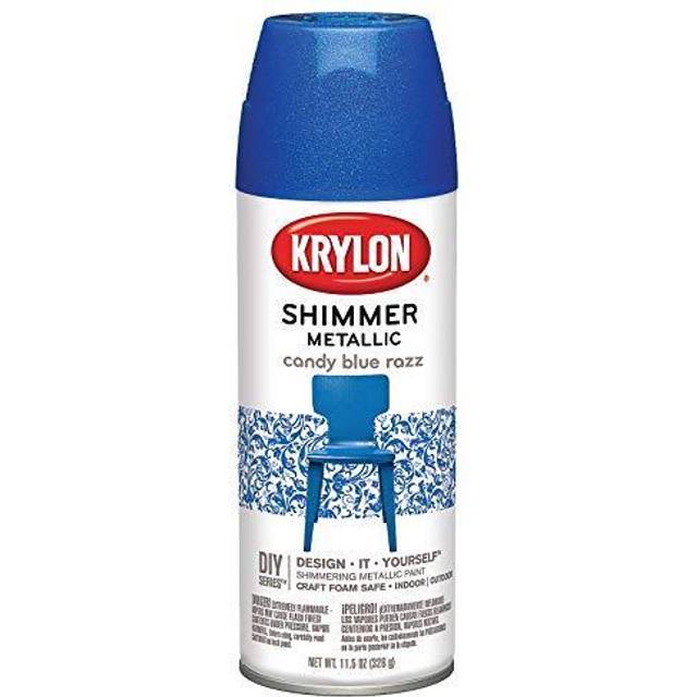 Krylon Shimmer Metallic Spray Paint  115Ounce  Blue