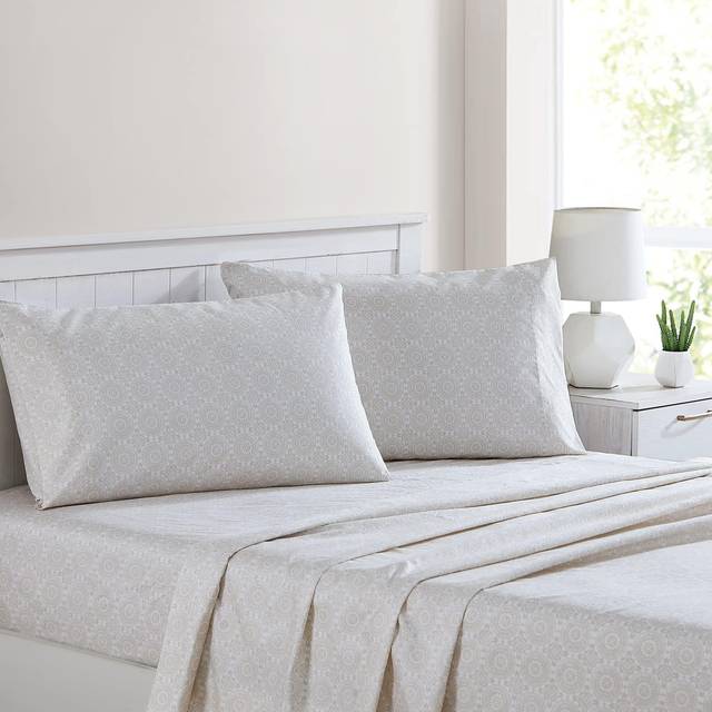 Modern Threads Printed 3-Piece Extra Soft Bedding Sheets & Pillowcase Set  Deep Pocket up to 16 inch Mattress Abella Twin