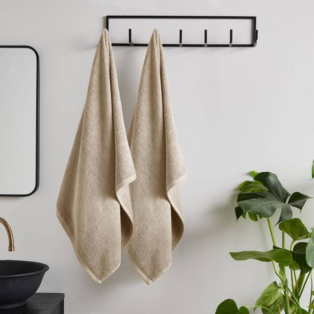 Quick Dry Cotton Bath Sheet - Natural (Bath Sheet)