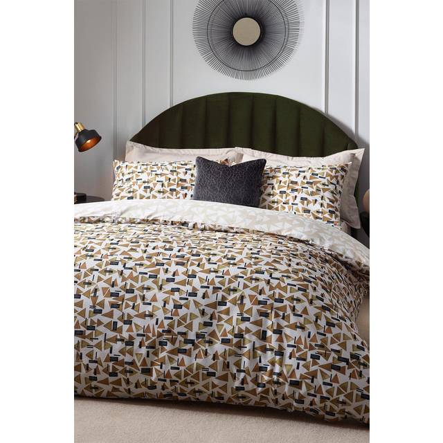 Hoem City Printed Toffee Bedding Set - Single
