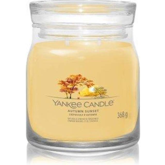 Autumn Sunset Signature Medium Jar Yankee Candle