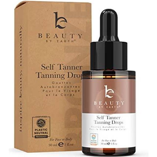 Beauty By Earth, Self Tanner, Tanning Drops, Light, 1 fl oz (30 ml)