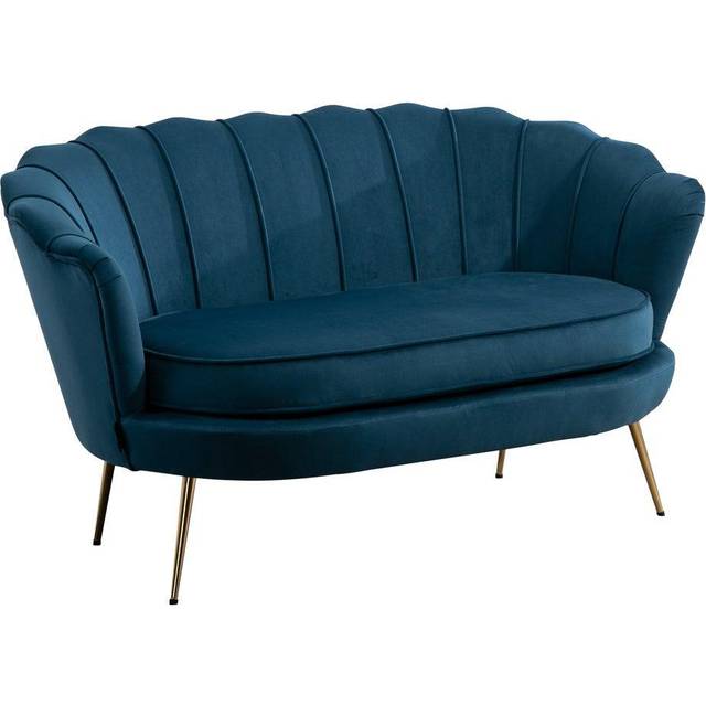 Ariel 2 Seater Coral Fabric Sofa - Birlea - Pink