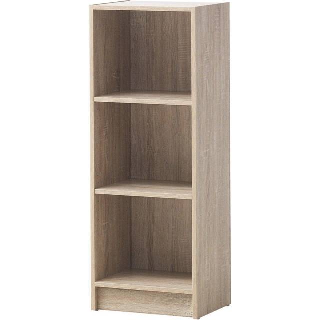 Essentials Medium Narrow Bookcase - Somona Oak, Brown