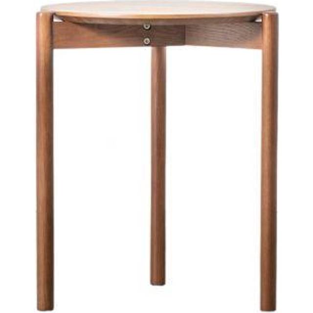 Burley Side Table - Dark Wood (50cm H X 40cm W X 40cm D)