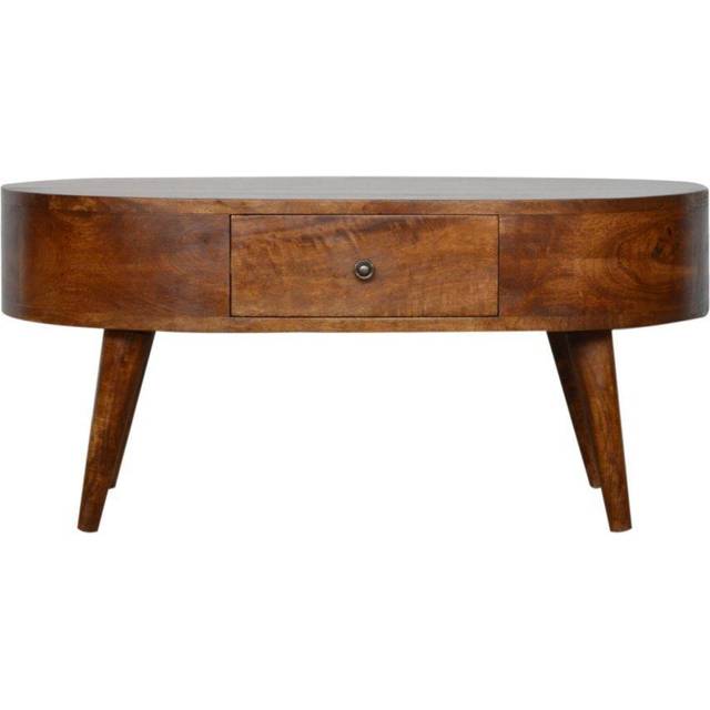Artisan Chestnut Rounded Coffee Table