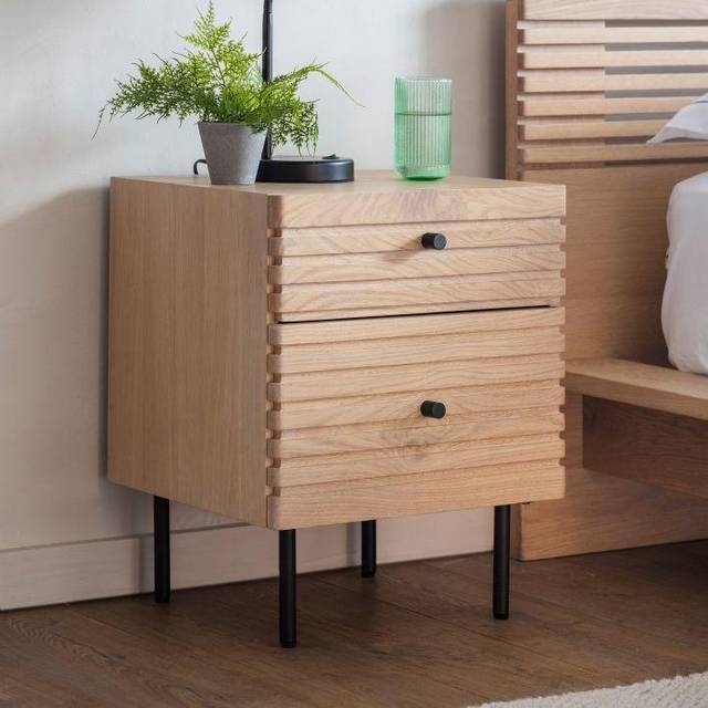 Okayama 2 Drawer Bedside - Multi (star)