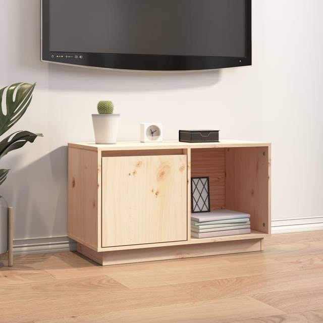 Vidaxl - tv Cabinet 74x35x44 cm Solid Wood Pine