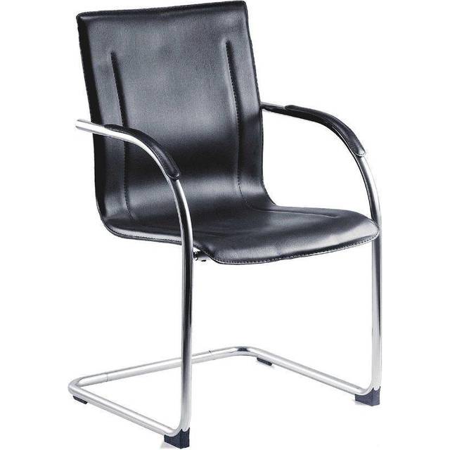Guest Leather Effect Reception Chair