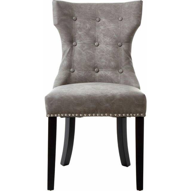 Grey Velvet Chair, Enchanting Sleep Chair, Easy to Assemble Borg Chair, Comfy Dining Chair - One Size