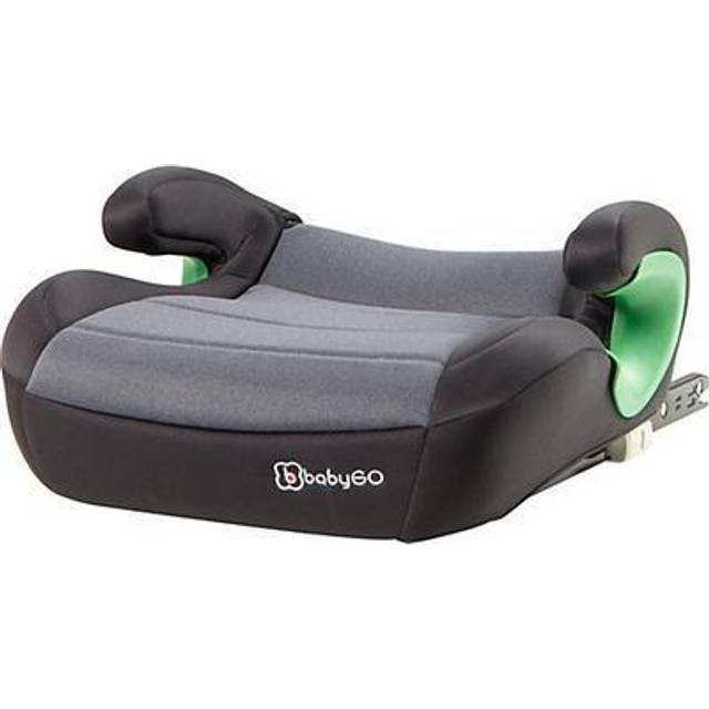 babyGO bältesstol Bursa III enligt I-Size-standarden - barnstol, bilbarnstol med justerbar ISOFIX, för barn (ca 15-36 kg), grå