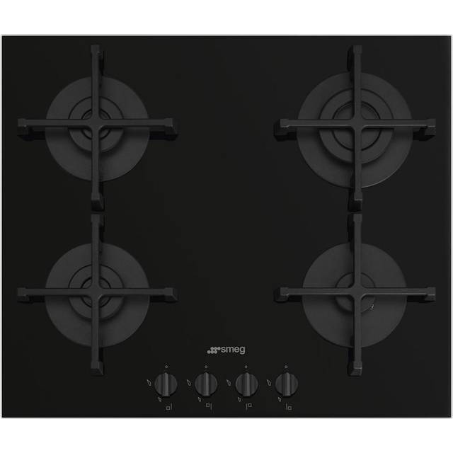 Smeg Cucina PV264B 60cm Gas Hob - Black