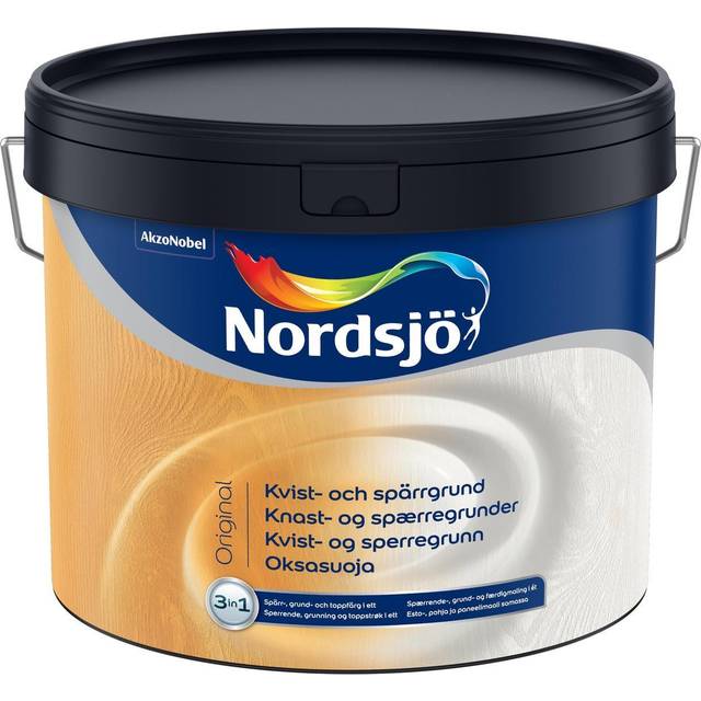 Nordsjö Kvist- och spärrgrund, vit 2,5 L