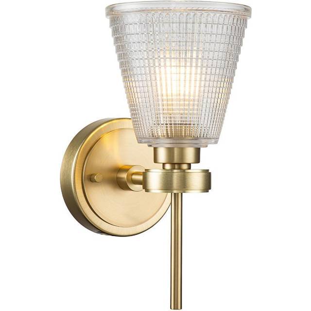 Elstead BATH-GUNNIS1-BB Gunnislake 1 Light Bathroom Wall Light Brushed
