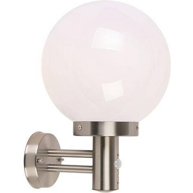 Outdoor Wall Light Stainless Steel IP44 with Motion Sensor - Sfera
