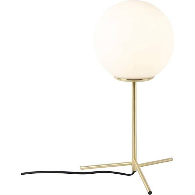 Qazqa - Art Deco Table Lamp Brass with Opal Glass 45.5 cm - Pallon
