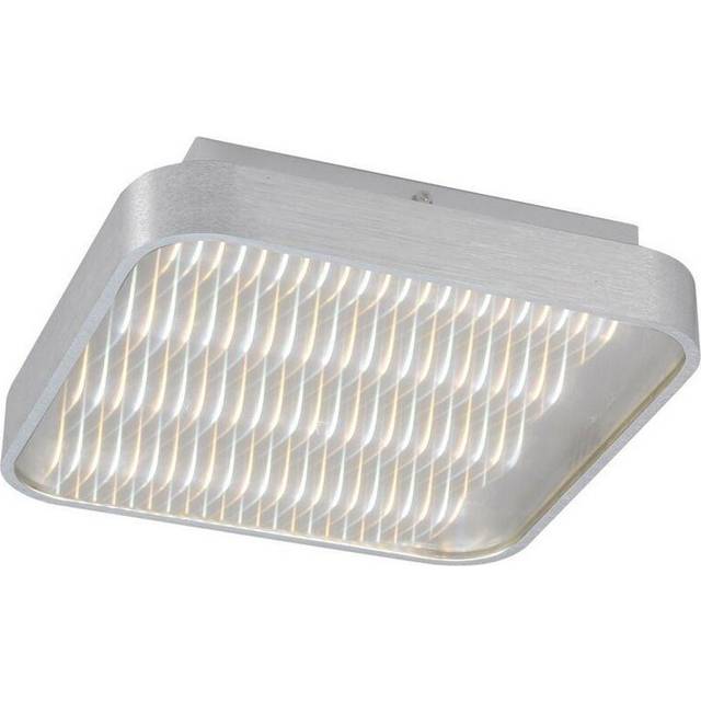 Mantra M5341 Reflex Flush 29cm Square 18W LED + 6000K Aluminium / Acry