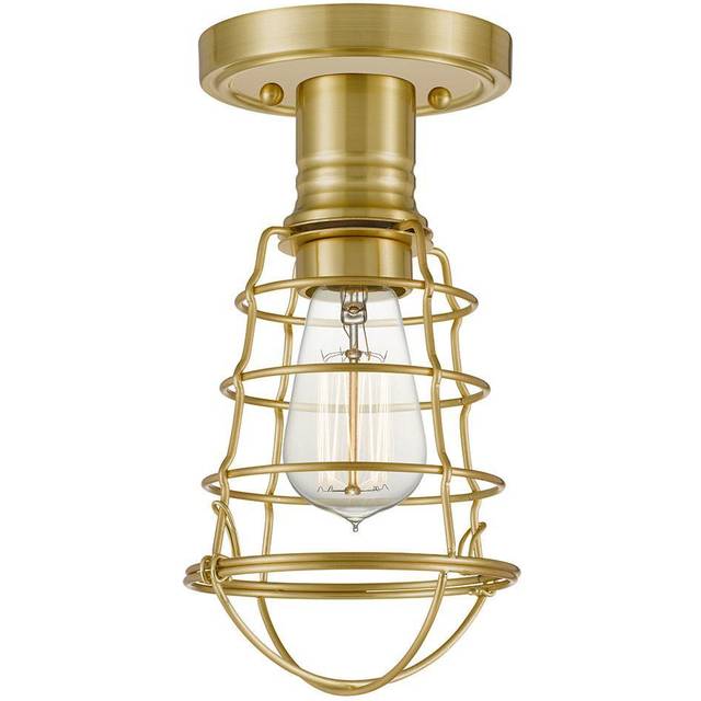 Quoizel Mixon Semi Flush Ceiling Light - Brushed Brass