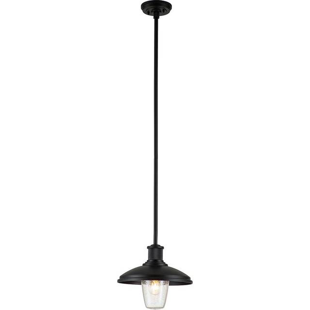 Kichler - Elstead Allenbury Outdoor Pendant Ceiling Light Textured Black, IP44