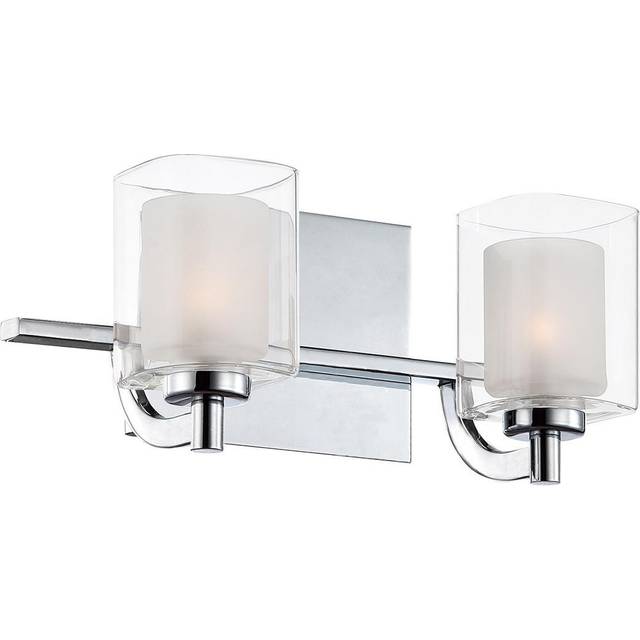 Quoizel Kolt 2 Light Bathroom Wall Light - Polished Chrome