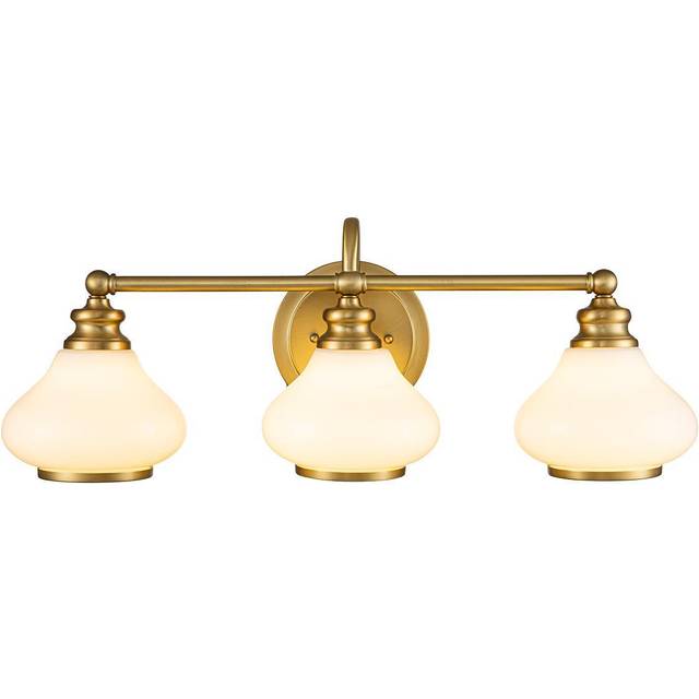 Hinkley Ainsley 3 Light Wall Light - Brushed Brass