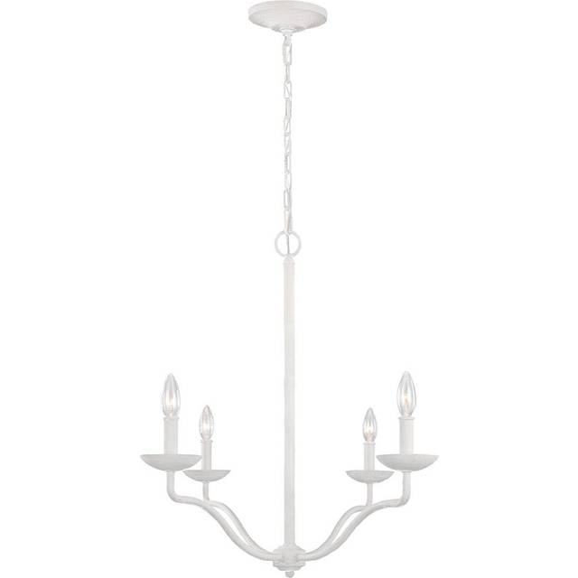 Elstead Feiss Annie Multi Arm Chandelier Plaster White