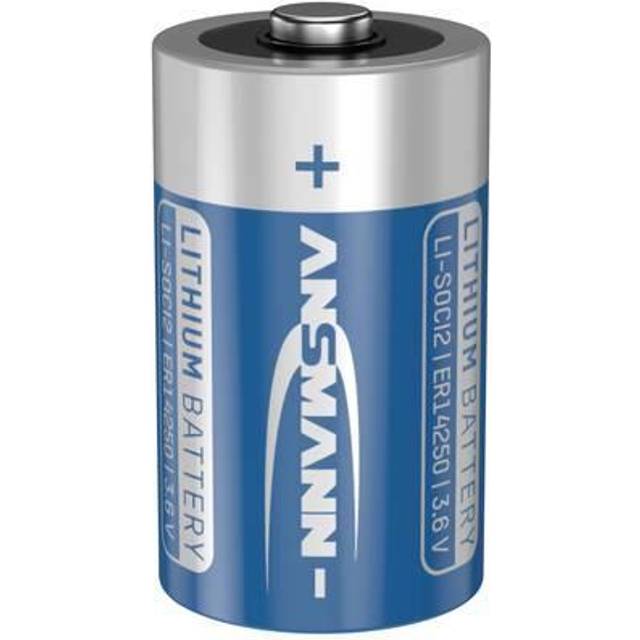 Ansmann 1522-0037-1 ER14250 1/2 AA Lithium Battery 3.6V 1200mAh Re...