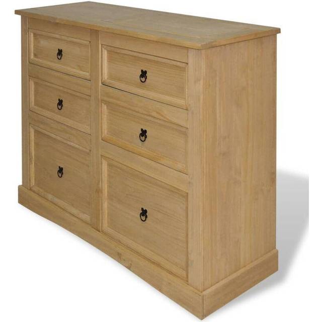 vidaXL Sideboard Mexican Pine Corona Range 110x43x81 cm - Brown