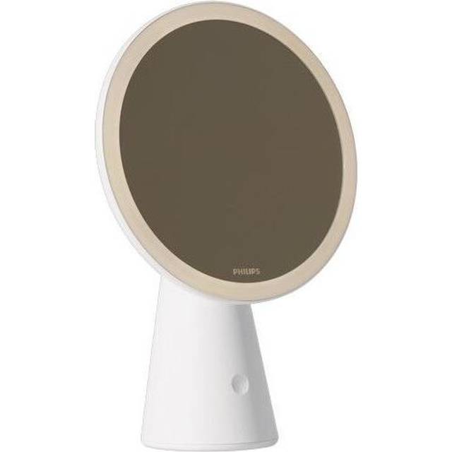 Philips LED-spegellampa [kall vit till varm 3 000–5 000K - vit] laddning 4,5 W med USB. för smink- och skönhetsbelysning