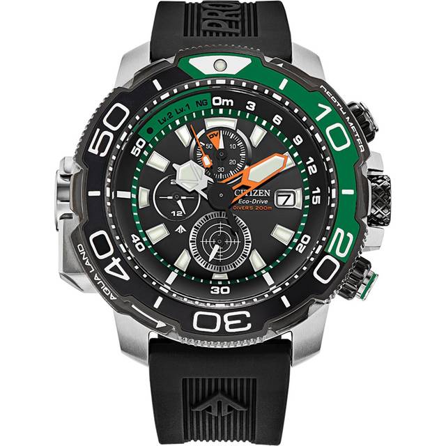 Citizen CC67735 Citizen Eco-Drive Promaster Aqualand Men&apos;s Dive Watch Watch 46mm BJ2168-01E