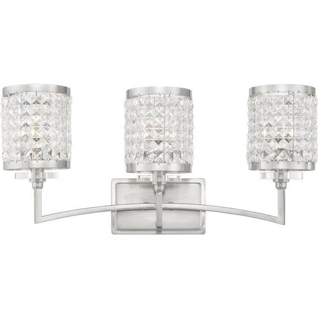 Livex Grammercy 3-Light Brushed Nickel Bath-Light