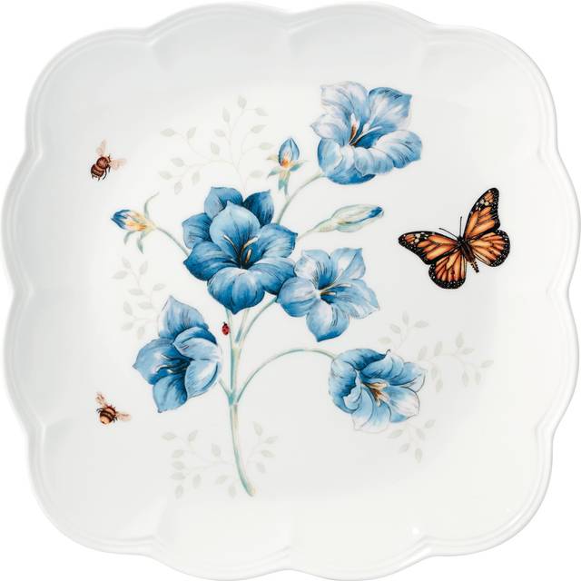 Lenox Butterfly Meadow Square Dinner Plate  7.16