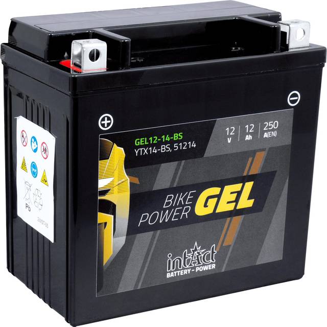INTACT Bike Power Battery GEL YTX14-BS