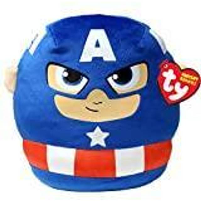 TY Captain America - Squish 25cm |Multi/patterned |25 cm