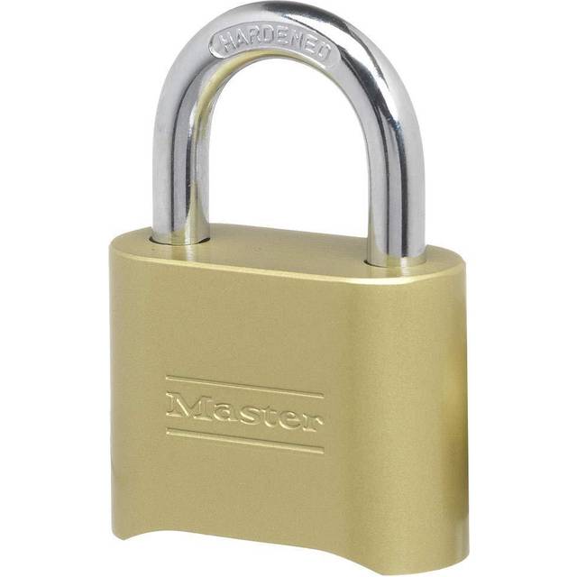 Master Lock 175 Set Your Own Combination Padlock  Brass Finish