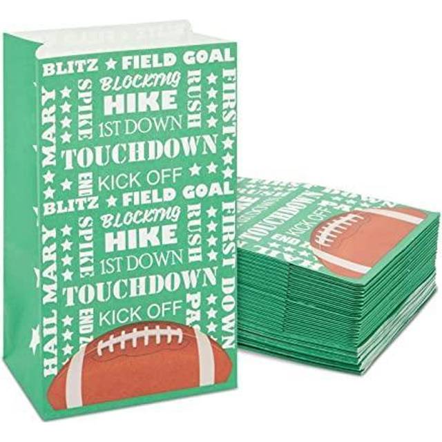 Juvale 36 Pack Football Party Bags for Kids Sports Birthday Party Supp