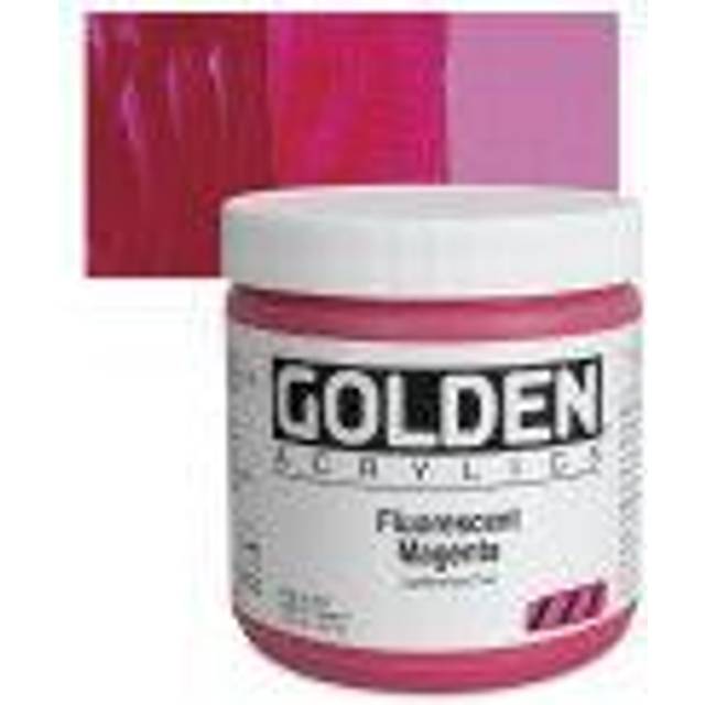 Golden : Heavy Body : Acrylic Paint : 473ml (16oz) : Magenta *Fluorescent*