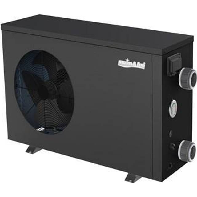 Swim &amp; Fun 5,5kw Metal Cabinet Värmepump Till Pool