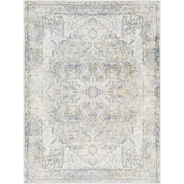 VIVIAN RIDGE Machine Washable Traditional Boho Area Rug - Taupe - 160cm x 215cm