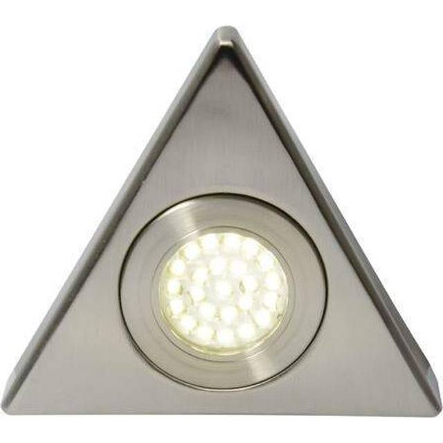 Forum Fonte 1.5W Triangle Under Cabinet Light Satin Nickel - Warm White - CUL-25319