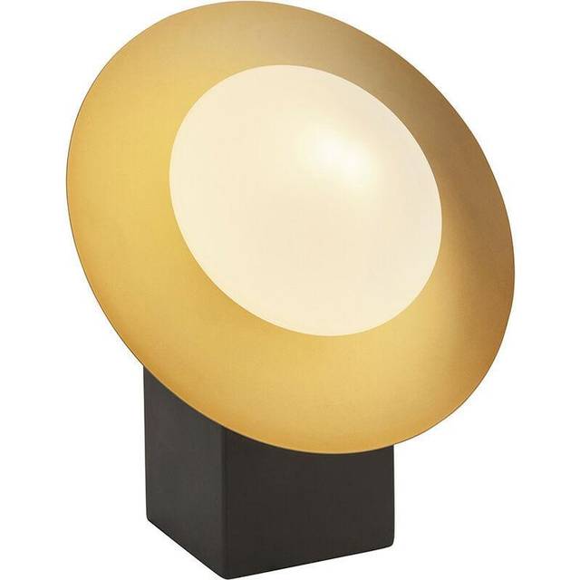 Merano Tivoli Gold and Dark Bronze Table Lamp - 12.5 x 20 x 22cm