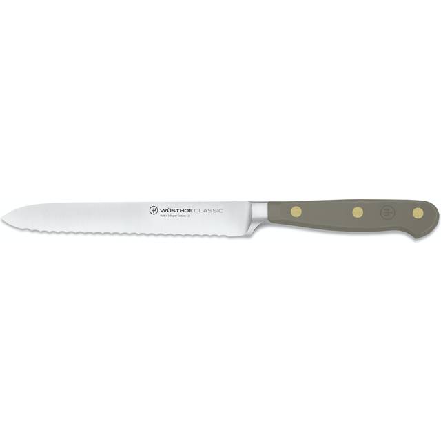 Wüsthof Classic Colour Serrated Utility Knife 14cm Velvet Oyster (WT1061708114)