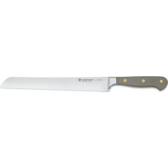 Classic Colour Bread Knife 23 cm, Velvet Oyster