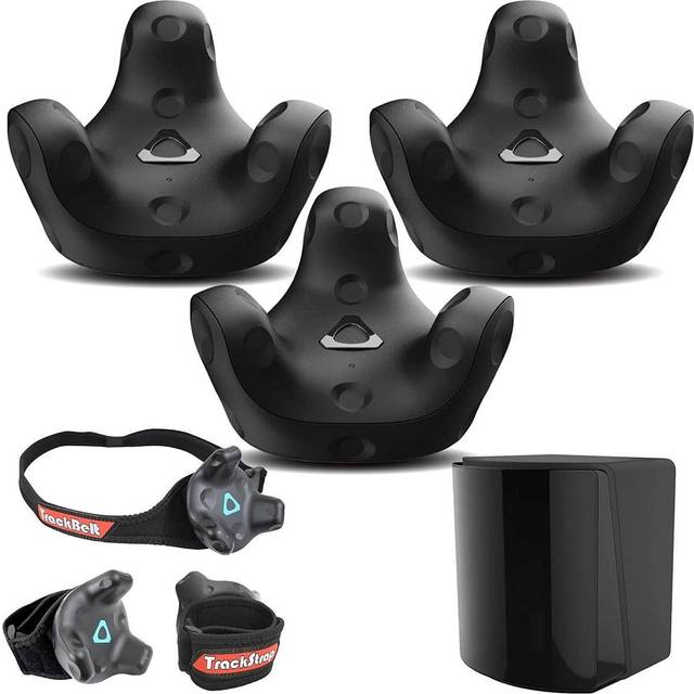 HTC 3x VIVE Tracker 3.0 with Base Station 2.0, Rebuff