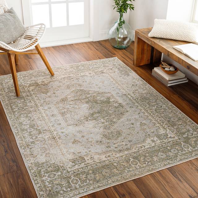 BOKA Machine Washable Traditionnal Boho Area Rug - Brown - 160cm x 215cm