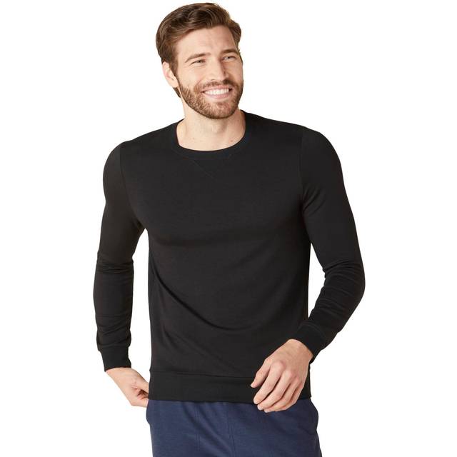 Beyond Yoga Always Beyond Pullover Crew in Black - Black. Size M (also in L, S). (M)