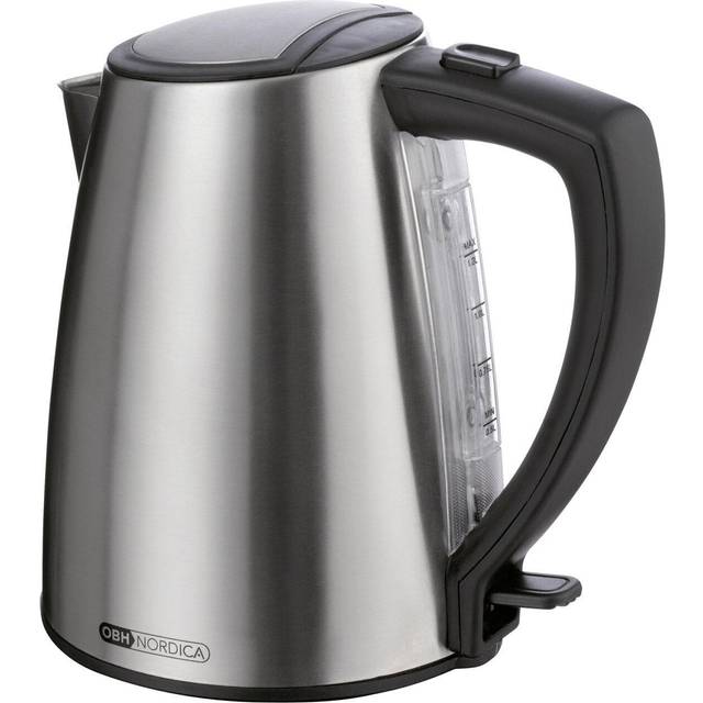 OBH Nordica - Vattenkokare 1,2 L – rostfri