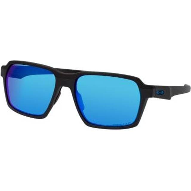 Oakley Parlay Prizm Sapphire Polarized Rectangular Mens Sunglasses OO4143 414305 58 - A (Dimension: 6.0000x5.0000x4.0000 inches)